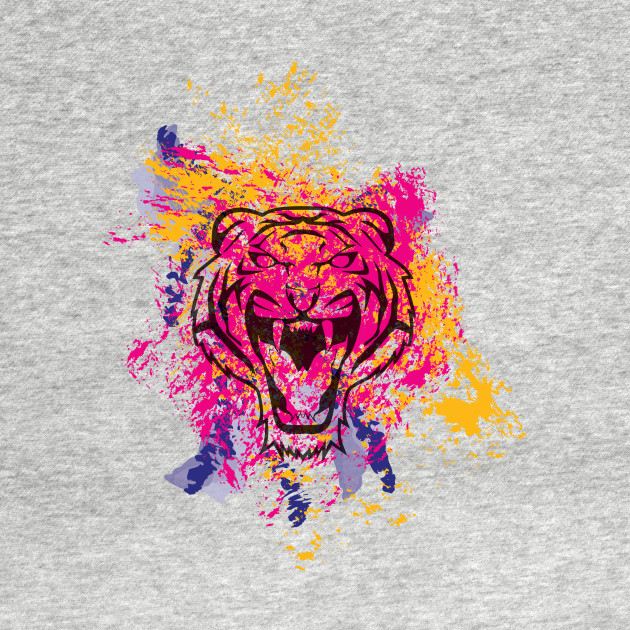 Colorful Tiger by TheWarehouse